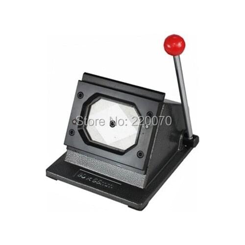 NEW Heavy Duty Manual Angular Corner 54x78 50x50MM Multi Sheets Stand Paper Graphic Punch Die Cutter for Pro Button Maker