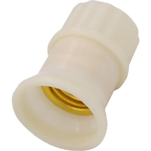 Ordinary Milky Yellow Bakelite Chandelier Holder e27 Screw Lamp Holder E27 Luokou Chandelier Holder