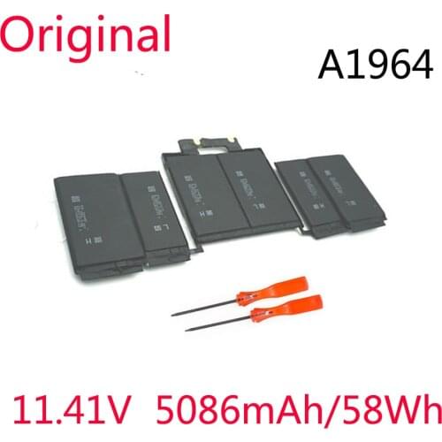 A1964 Original New Battery For Apple MacBook Pro A1989 13" 2018-2019 EMC3214 EMC3358 020-02497 MR9Q2LL/A 11.41V 58WH/5086mAh