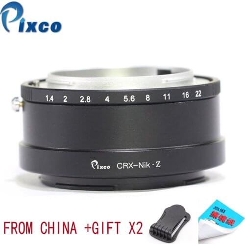 Pixco CRX-For Nikon Z Lens Mount Adapter Ring Suit For Contarex CRX Mount Lens to Suit for Nikon Z Mount Camera Z6 Z7 +Gifts