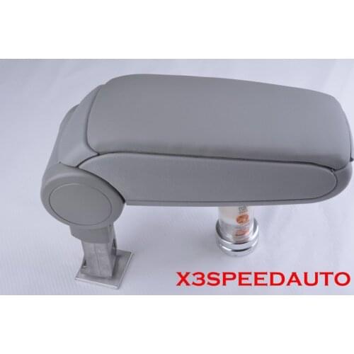 High Quality Gray Leather Center Console Armrest For AUDI 02 03 04 05 06 A4 S4,Not Fit Cabriolet