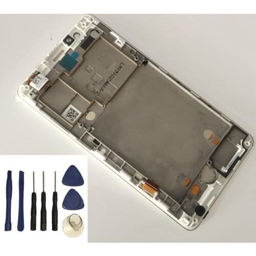 For Lenovo A536 Touch Screen Digitizer Sensor + LCD Display Panel Module Assembly With Frame + Free Tools