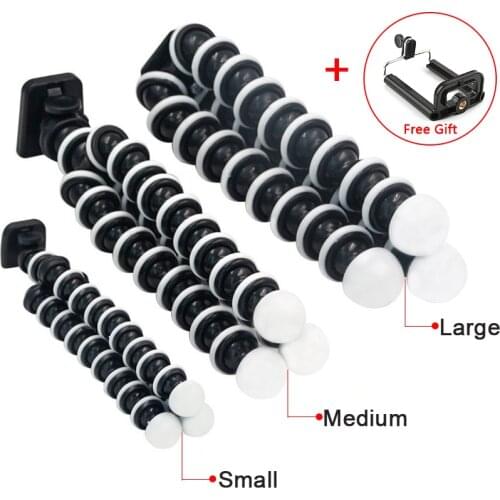 Octopus Tripod Stand Flexible Gorillapod for Mobile Phone Camera Table Desk Mini Tripod phone for iphone huawei Samsung xiaomi