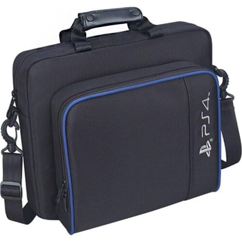For PS4 / PS4 Pro Slim Game Sytem Bag Original Size For PlayStation 4 Console Protect Shoulder Carry Bag Handbag Canvas Case