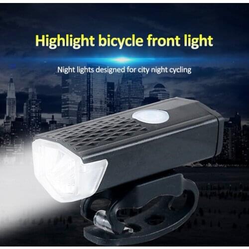 Bike Bicycle Light USB LED Rechargeable Set Mountain Cycle Front Back Headlight Lamp Flashlight 1000 Lumens 3 Mode Bicycle Lamp