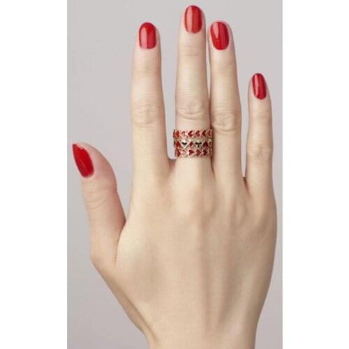 Love Rings for Women Cute Candy Color Female Finger Fashion Jewelry Trendy Accessories AM6052