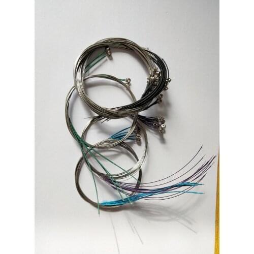 1 set High-grade violin strings, steel material, good toughness, suitable for 4/4 violin