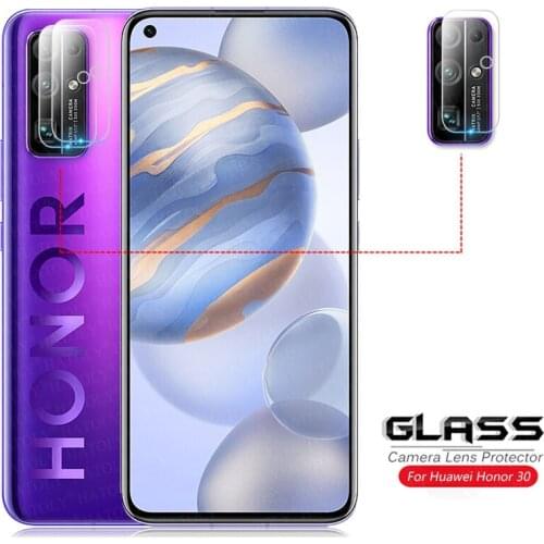 2pcs Back Camera Tempered Glass for Huawei Honor 30 30S V30 Lens Screen Protector for Honor 30 Pro Full Glued Anti-scratch Film