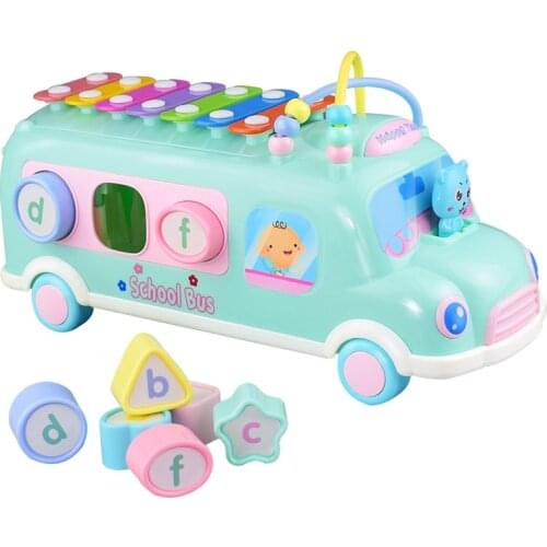 2020 New Car Xylophone Multifunction Early Educational Music Learning Gift for Children Kids