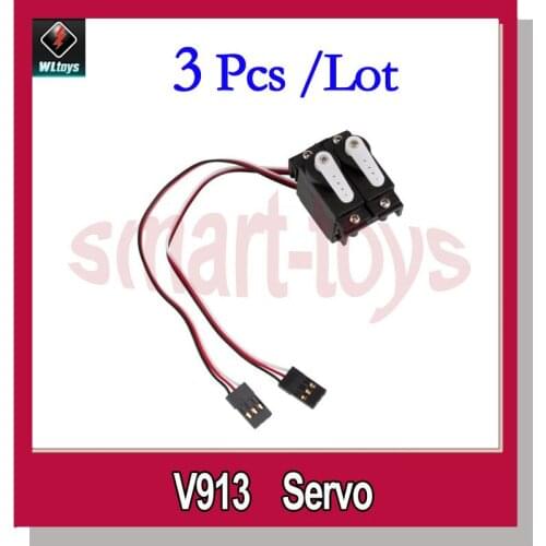 3Pcs V913-13 Servo for Wltoys V913 RC Helicopter Spare Parts