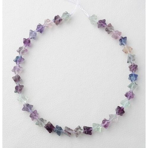 6-10mm High Quality Natural Mutil-Color Rainbow Fluorite Stones Necklace Bracelets Beads