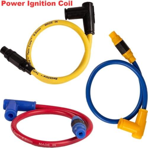 8.8mm Twin Core Racing Power Ignition Coil Cable Wire For ATV Dirt Pit Bike Go Kart Scooter Motorcycle