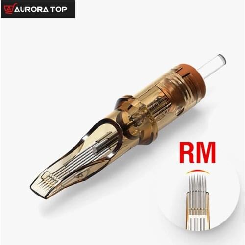 Ambition Tattoo Cartridge Needles 20 Pieces Curved Magnum Medium Taper 5rm 7rm 9rm 11rm 13rm 15rm 17rm 19rm 21rm 23rm