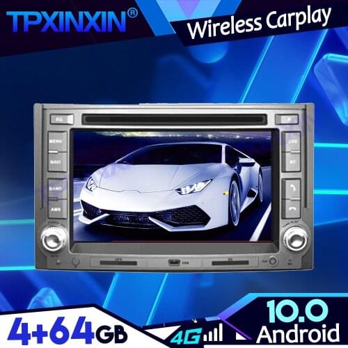 Android 10.0 For Hyundai H1 2007-2015 Car 4+64G Carplay DSP PX6 IPS Tape Recoder Multimedia Player Navi GPS Auto Radio Head Unit