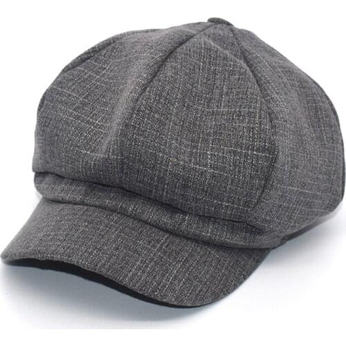 Winter Ladies Hats Solid Color Octagonal Hats Hoodies Men And Women Casual Wool Hats Winter Berets Ladies Painters Hats C8