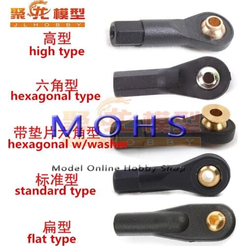 Free shipping 10pcs/lot BALL AND ROLLER LINK for rc airplane boat car M2 M3 ball linkage 5 type push pull ball and roller link