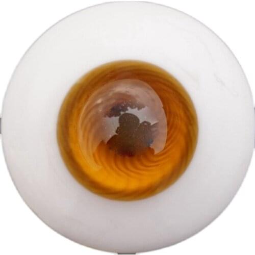 BJD 20mm Round Glass Eyes Eyeball Reborn Baby Doll Makeup Jewelry Use Taxidermy Steampunk HEDUOEP Y2002