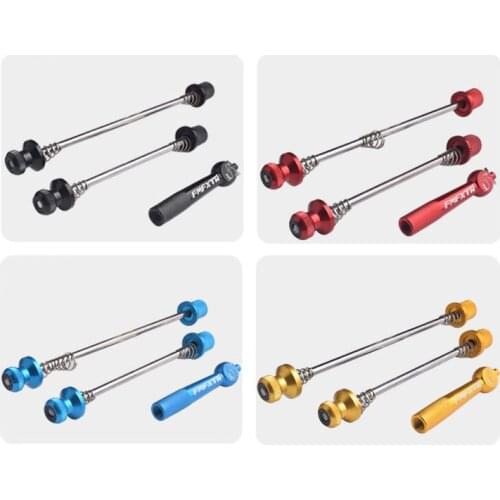 Mountain Bike Hub Quick Release Anti-theft Road Bike Front And Rear Axle Quick Release Folding Aluminum Alloy Quick Release