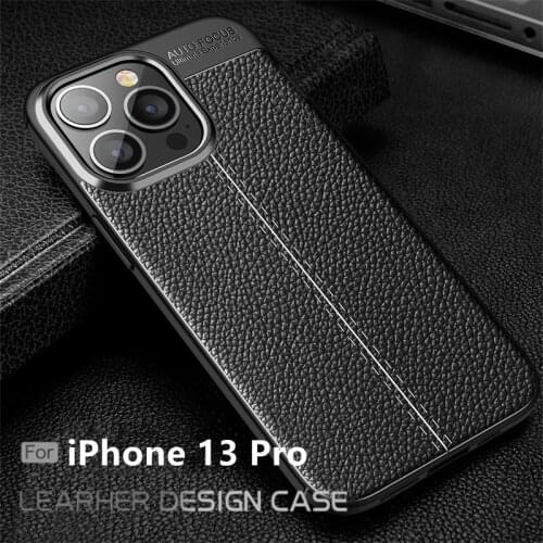 For iPhone 13 Pro Case For Capa iPhone 13 Pro Shockproof Bumper TPU Leather For Fundas iPhone SE 2020 12 13 Pro Max Mini Cover