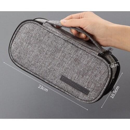 Cute Pencil Case Canvas Big Pencil Bag Portable Handbag Kawaii School Pencil Box Kids Pencilcase Makeup Pensil Case Stationary