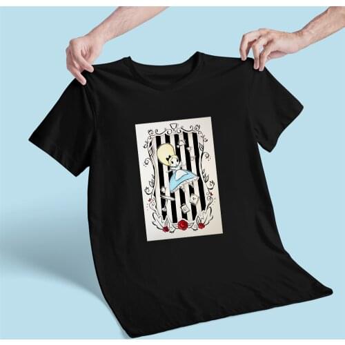 Alice Fell Into A Rabbit Hole Print T Shirts Children Funny Tshirts Casual Alice In Wonderland Kawaii Tops T-shirt Kids Clothing