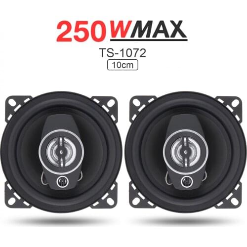 2Pcs 4 Inch 250W Auto Speaker Car Coaxial Audio Music Stereo Full Range Frequency Hifi Speakers Non-destructive Installation