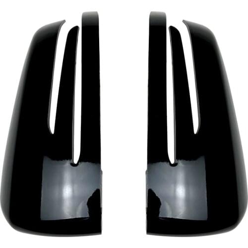 For Mercedes-Benz A B CLA GLA C E-Class W176 C117 X156 W204 W212 ABS carbon fiber style exterior rearview mirror cover