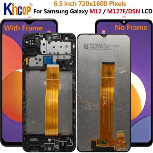 For Samsung M12 M127 SM-M127F Display Lcd Screen For Samsung M12 SM-M127G Lcd Display Touch Screen For Samsung Galaxy M12 LCD