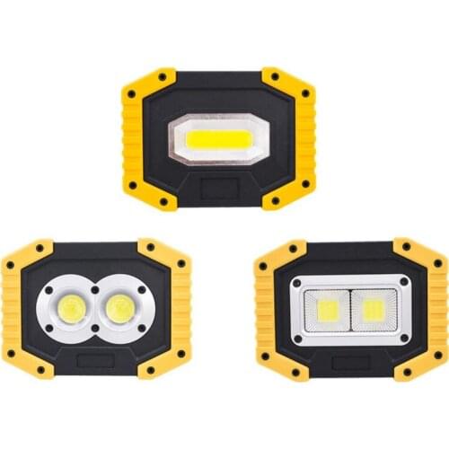 40W Led Portable Spotlight Led Work Light Rechargeable 18650 Li-ion AA dry Battery Outdoor Lamp Hunting Camping Flashlight