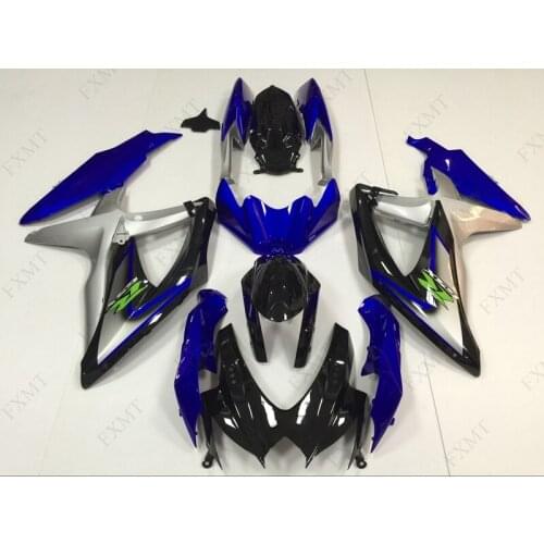 GSX R 750 2006 Fairing GSXR 750 07 Fairing Kits GSX-R600 2006 - 2007 K6 Plastic Fairings Blue Black Silver