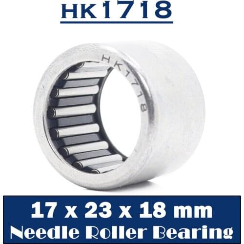 HK1718 Needle Bearings 17*23*18 mm ( 5 Pcs ) Drawn Cup Needle Roller Bearing TLA1718Z HK172318 7942/17