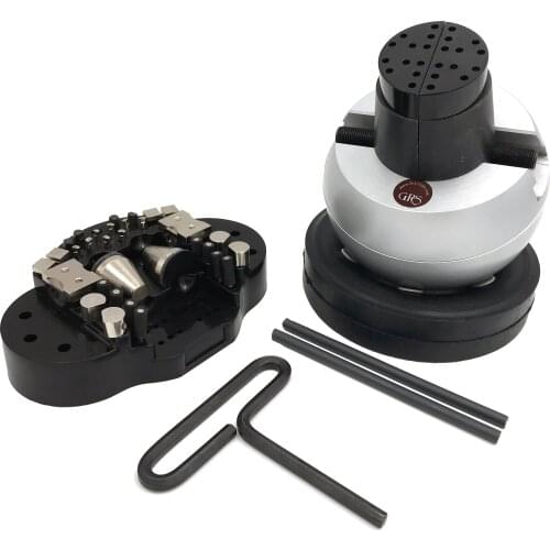 Free Shipping Jewelry Making Tools Engraving Block Ball Setting Vise Engravers Block Standard with 30-Piece Attachment Set