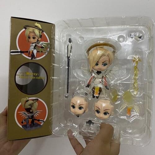 790 OW Moveable Overwatch Angela Mercy Classic Skin Edition PVC Action Figure Figurines Collectible Model Toy