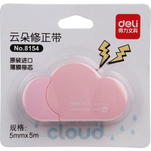 Correction tape 8154 students creative stationery clouds correction with altered take can take 5m correction tape