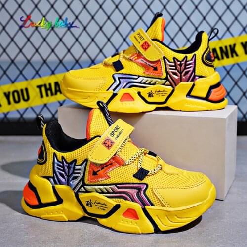 Spring Children Shoes Breathable Mesh Sneakers for Boys Comfortable Outdoor Sports Shoes Boys Kids Running Shoes Tenis Infantil