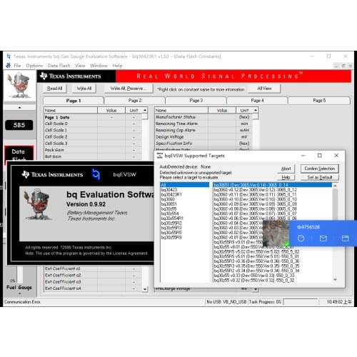 EV2400 BQStudio Development Board EV2300 HBA500