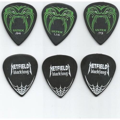 Dunlop James Hetfield Signature Black Fang Pick Plectrum Mediator Made from Ultex material
