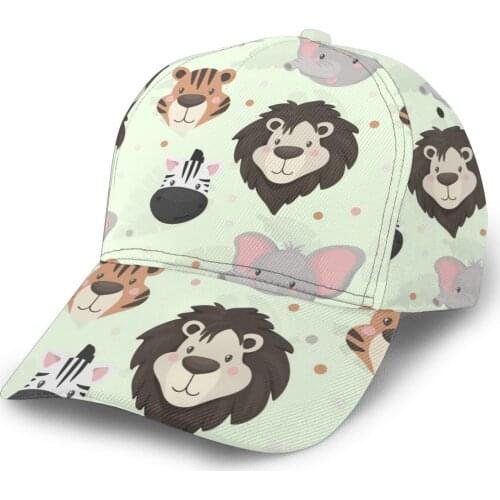 Cute Wild Animal African Safari Baseball Cap women men snapback caps Classic Style hat Casual Sport Outdoor cap