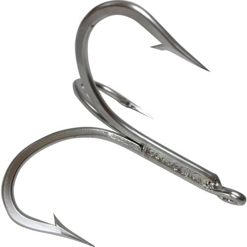 Saltwater Sea Treble Fishing Hooks Stainless Steel Treble Hooks Big Game Fishing Hook