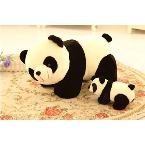 Stuffed toy, lovely prone panda plush toy throw pillow , birthday gift w2334