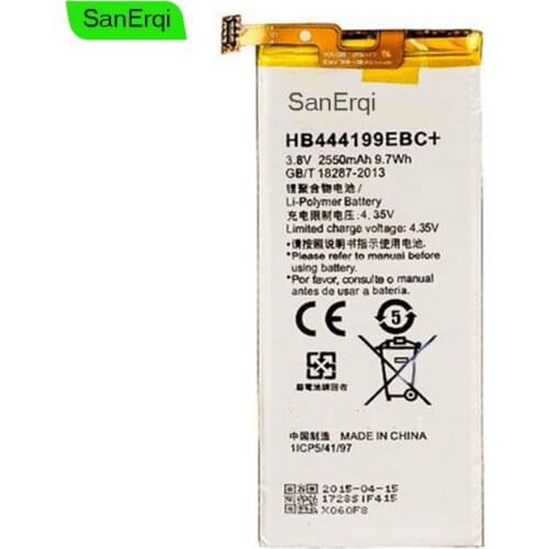 SanErqi New Tested HB444199EBC+ C8818 Battery For Huawei Honor 4C C8818 CHM- CL00 CHM-TL00H CHM-UL00 G Play Mini