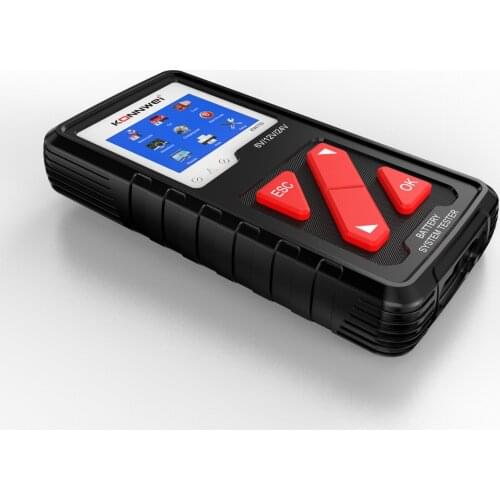 Professional Battery Tester 6V 12V 24V Cranking and Charging System Tester Diagnosis Tool for Car Quick Tester Analyzer