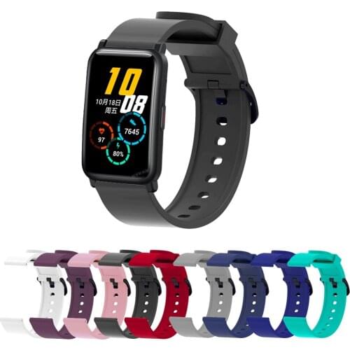 20mm Silicone Strap Bracelet For Honor ES Smart Watch Band For Huami Amazfit Bip S Bip U GTR 42mm Correa Wristband Accessories