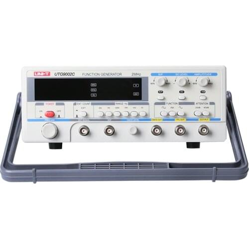 UNI T UTG9002C Signal Sources Digital Signal Generator Function Generator 0.2Hz~2MHz Frequency Meter