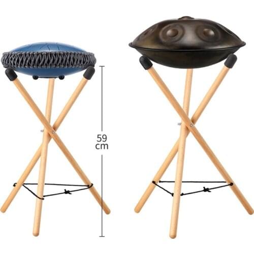 Hluru drum bracket Handpan Hand Universal Performance Steel tongue drum Musical instrument accessorie beech Solid wooden stand