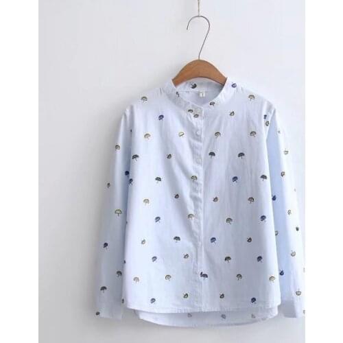 YIEELACOO Collar Blouses