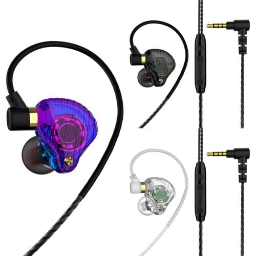 1 Set QKZ SK3 Earphone Wired Lightweight TPE Universal Earphone for Computer for Video Game