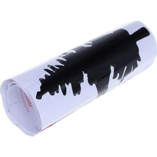 2021 New For SUV RV Camper Offroad 1pc 100cm Black/White Tree Mountain Car Decor PET Reflective Forest Car Sticker Decal