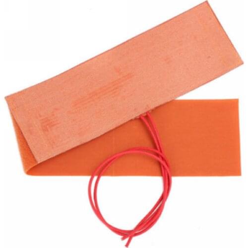 1 X 12V 240W Flexible Heating Element Silicone Nitrous Bottle Heater Orange