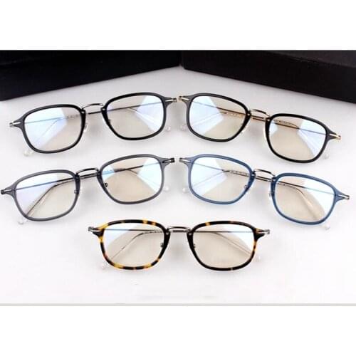 2021 mens business optical prescription shelf light and comfortable 12g high specification imported plate with family logo